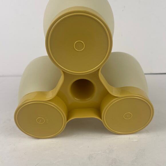 Vintage Tupperware Three Cup Serveware & Holder No Lids - Picture 5 of 6